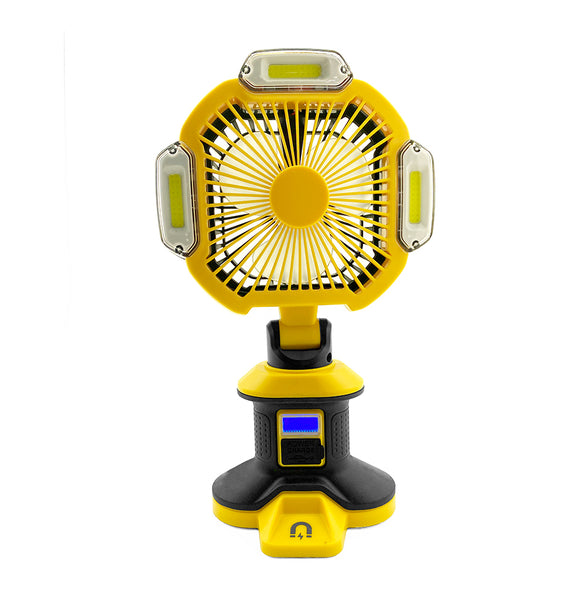 Q-BEAM CYCLONE Fan and LED light